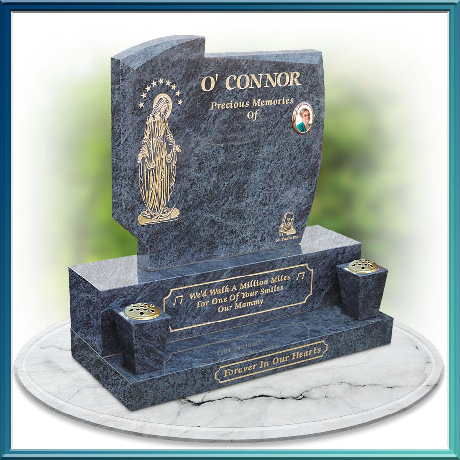 Our perfectly craftsmanship and beautifully finished headstones.