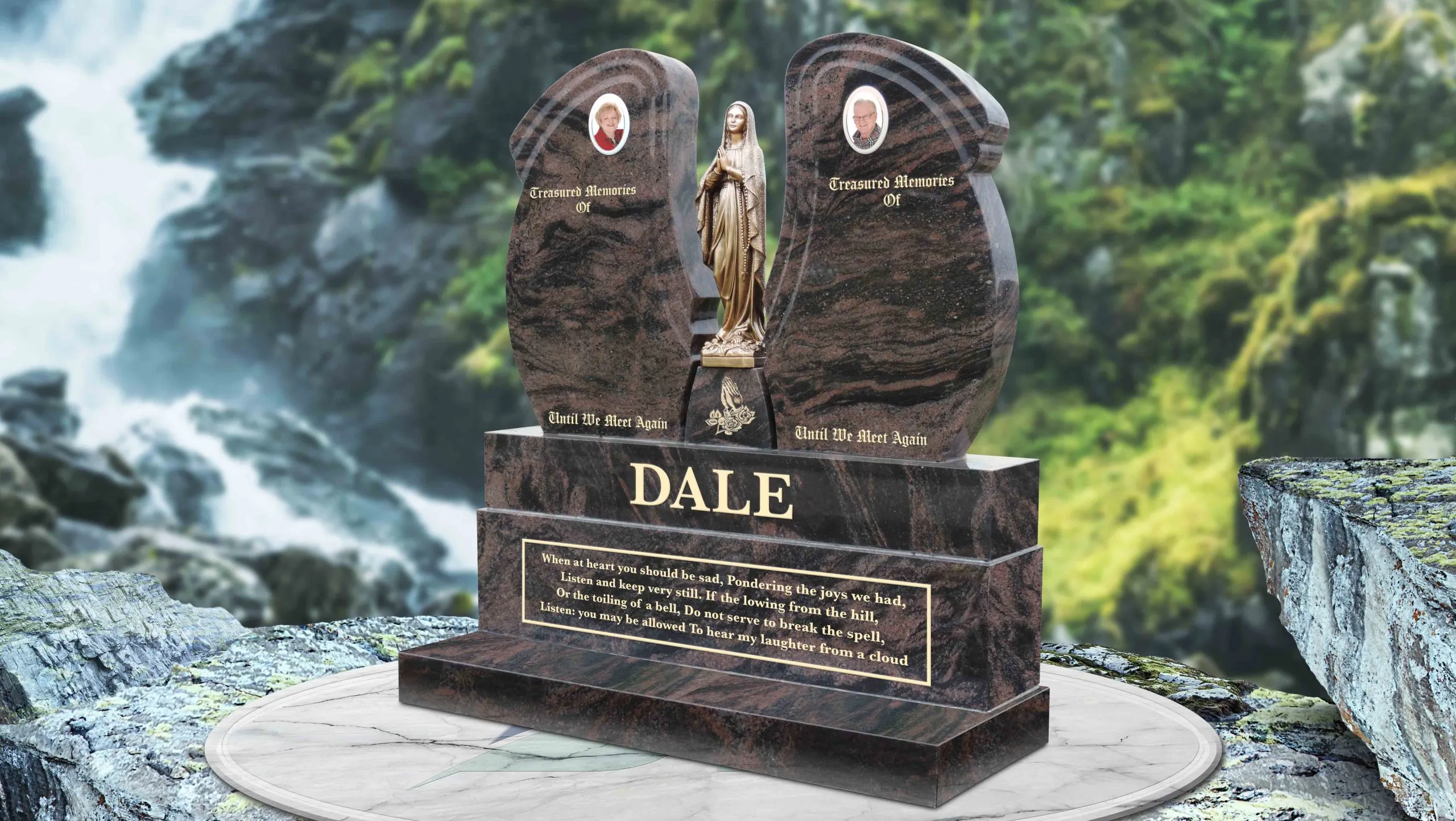 Balgriffin Headstones alternative design style