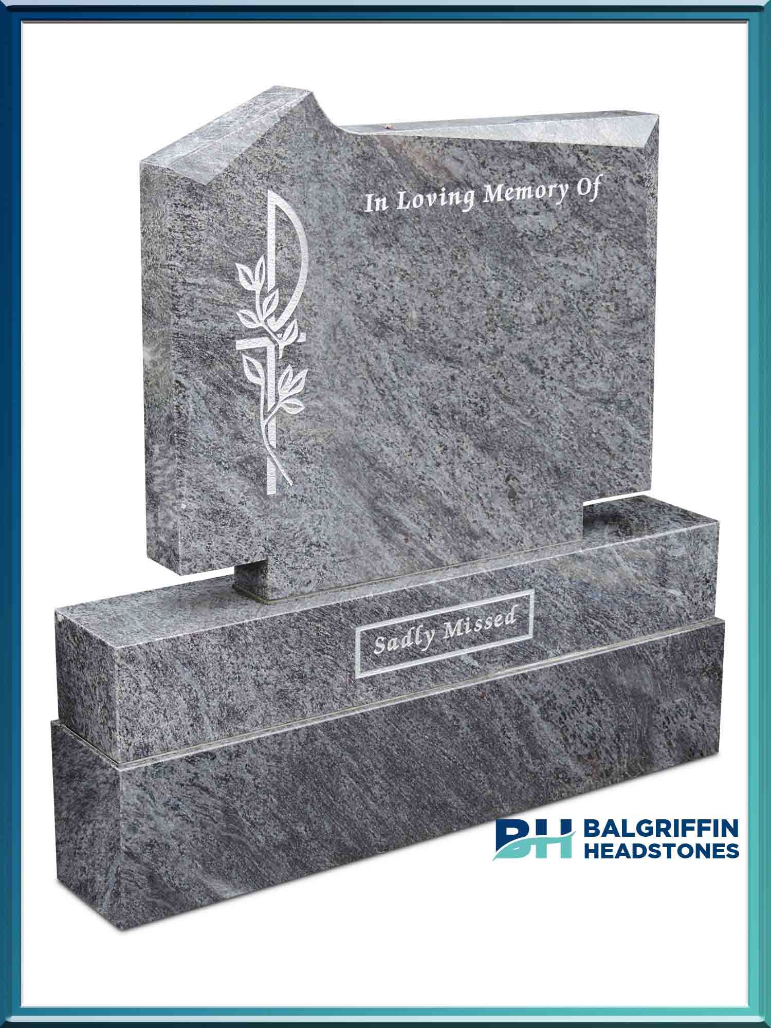 Balgriffin Headstones Murphy No 5 design style