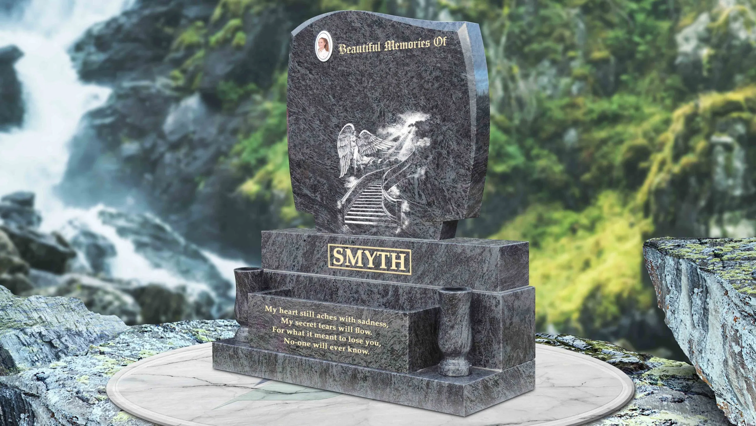 Balgriffin Headstones C1 design style