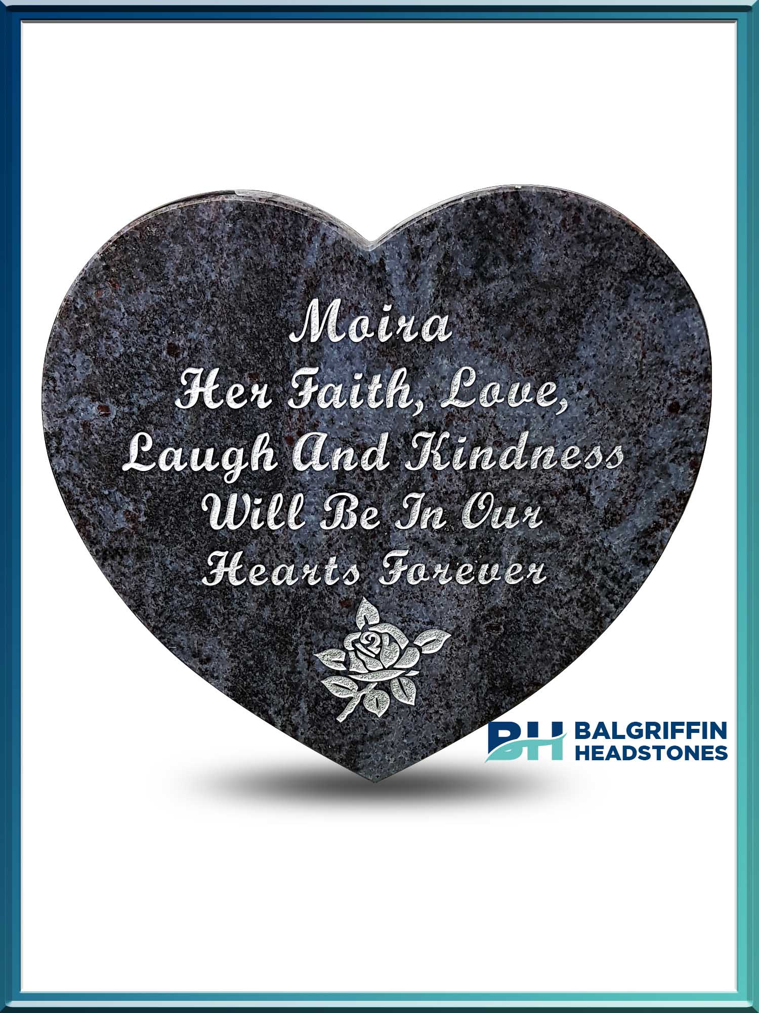 Balgriffin Headstones Hearts