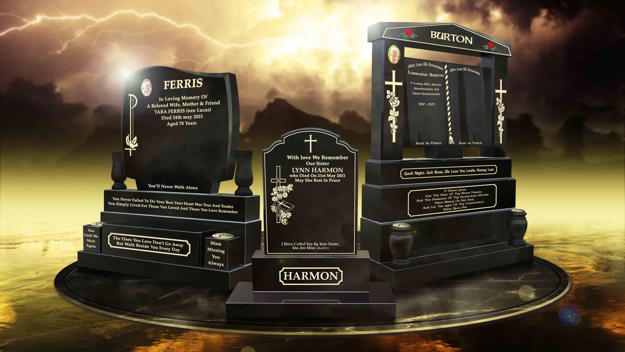 Black Gold by Balgriffin Headstones