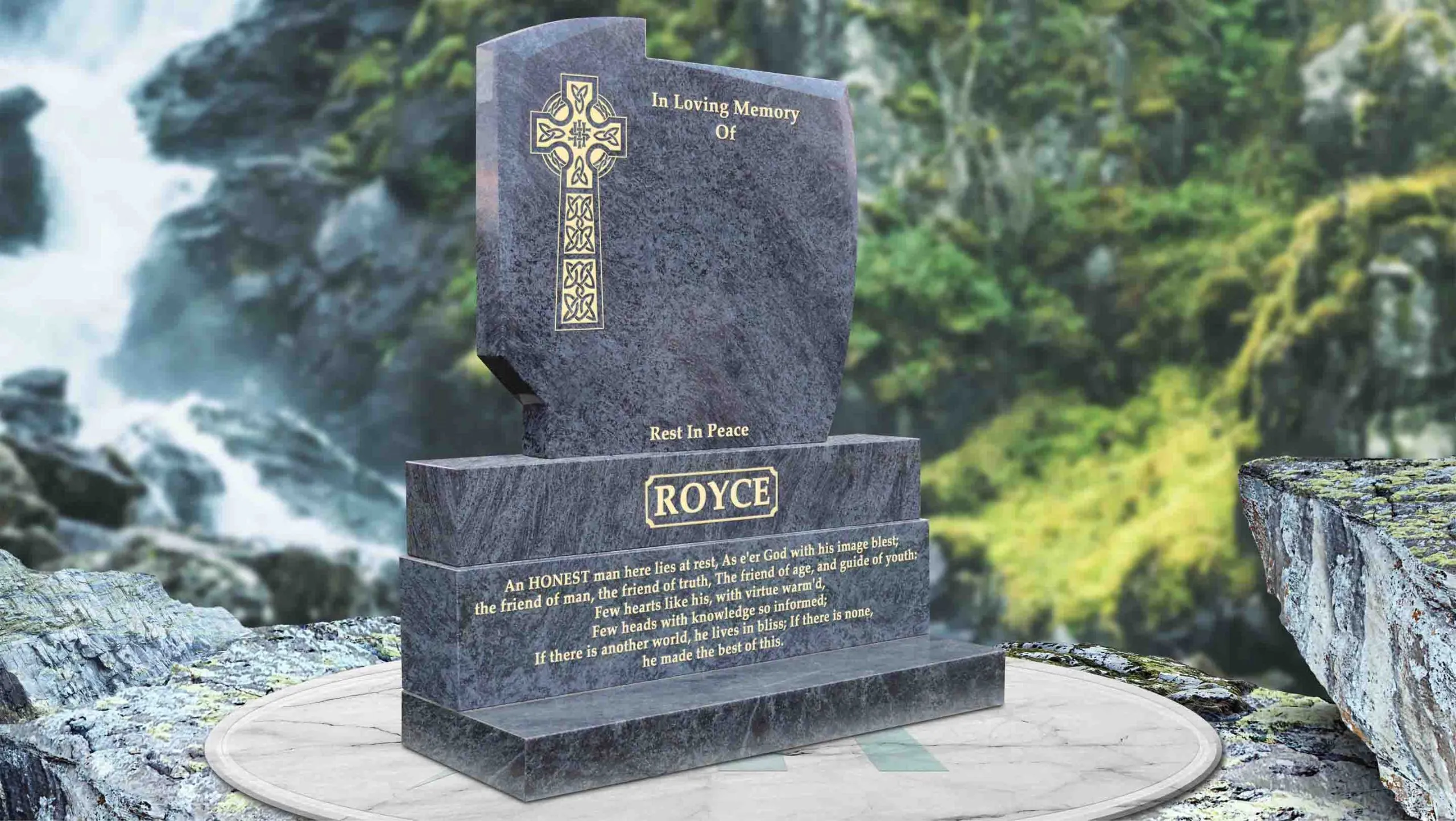 Balgriffin headstones 426 design style